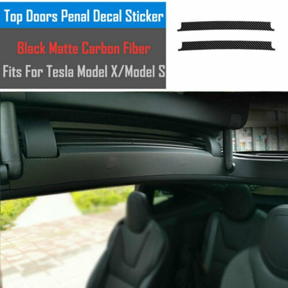 Interior Stickers Center Console Carbon Fiber Look