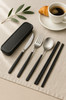 304 Tableware Set Portable Cutlery Set Dinnerware Set High Quality Stainless Steel Knife Fork Spoon Travel Flatware With Box