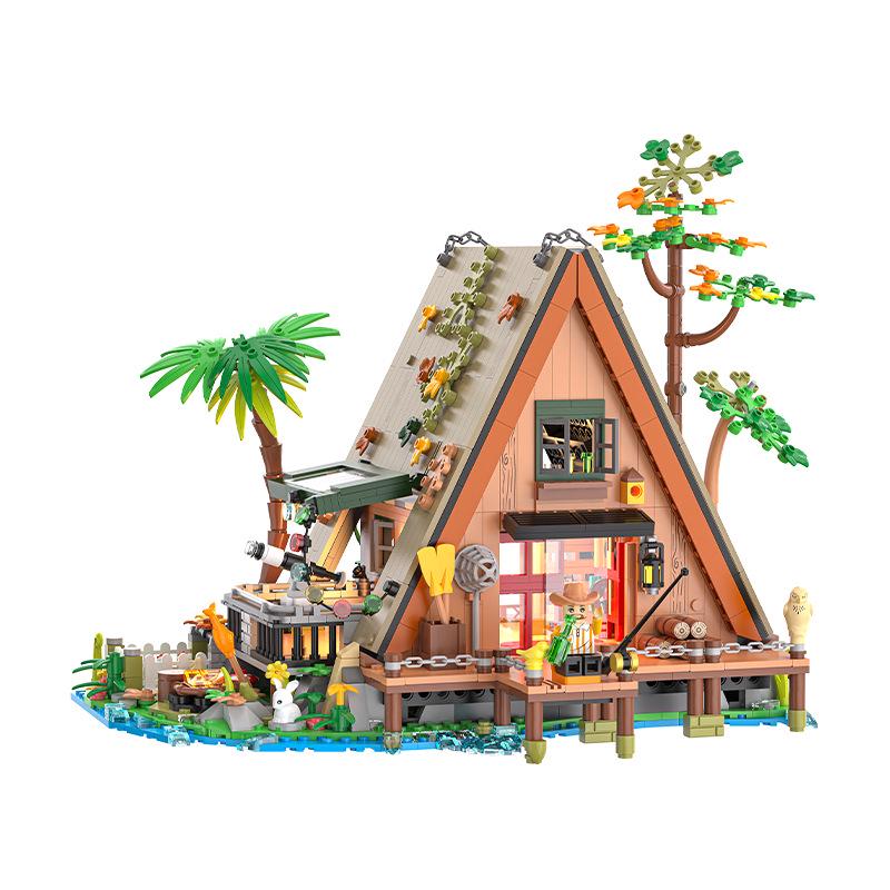 6028 Creative Treehouse Street View Model: Puzzle & Building Block Toy for Boys