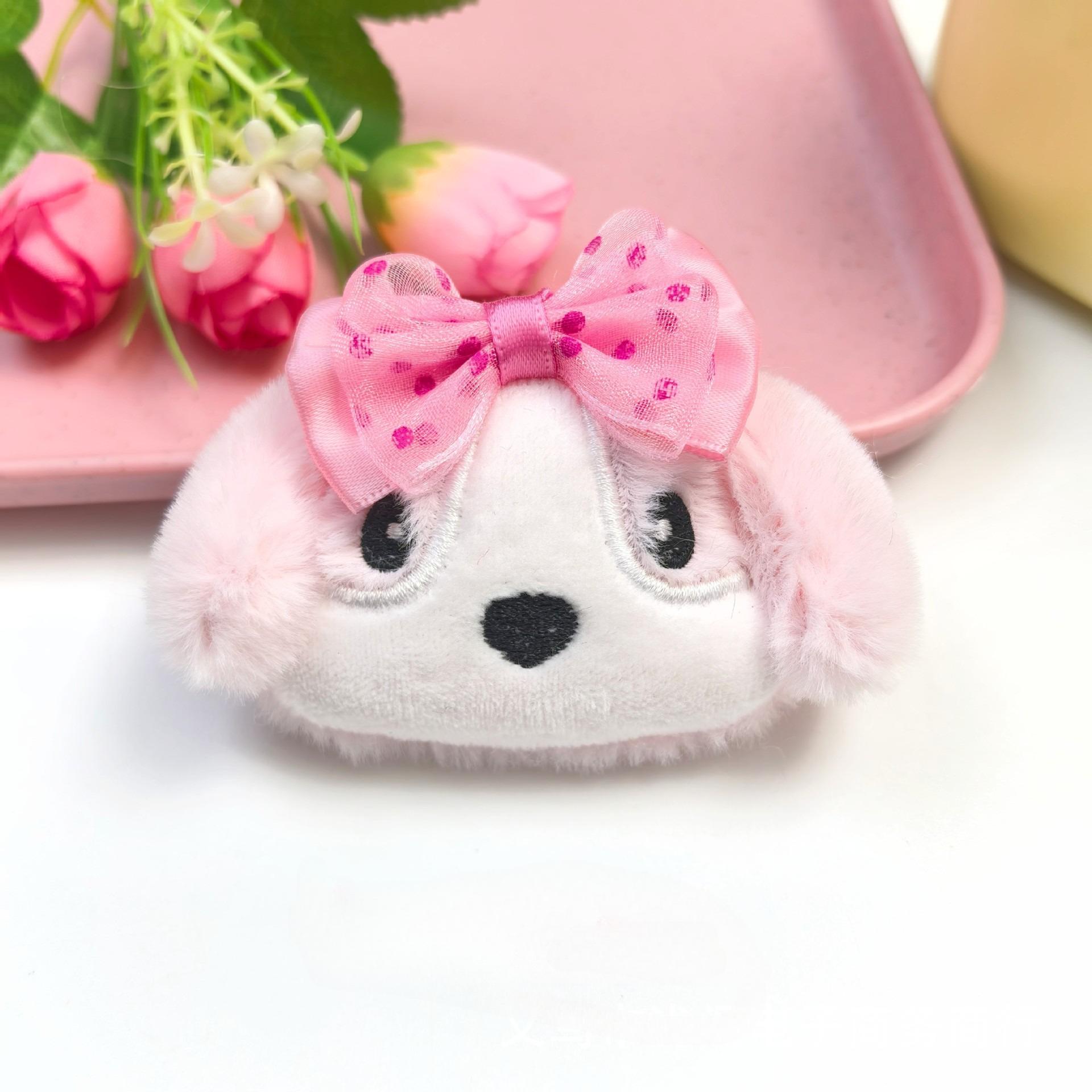 

Plushie Cute Puppy Keychains Cartoon Dog Bag Charm Lovely Accessories For Women Cute Kawaii Plush Animal Pendant Gift Key Chain