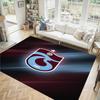 Trabzonspor FC Design Crystal Velvet Carpet Cozy Non?Slip Printed Rug For Bedroom Living Room Entrance