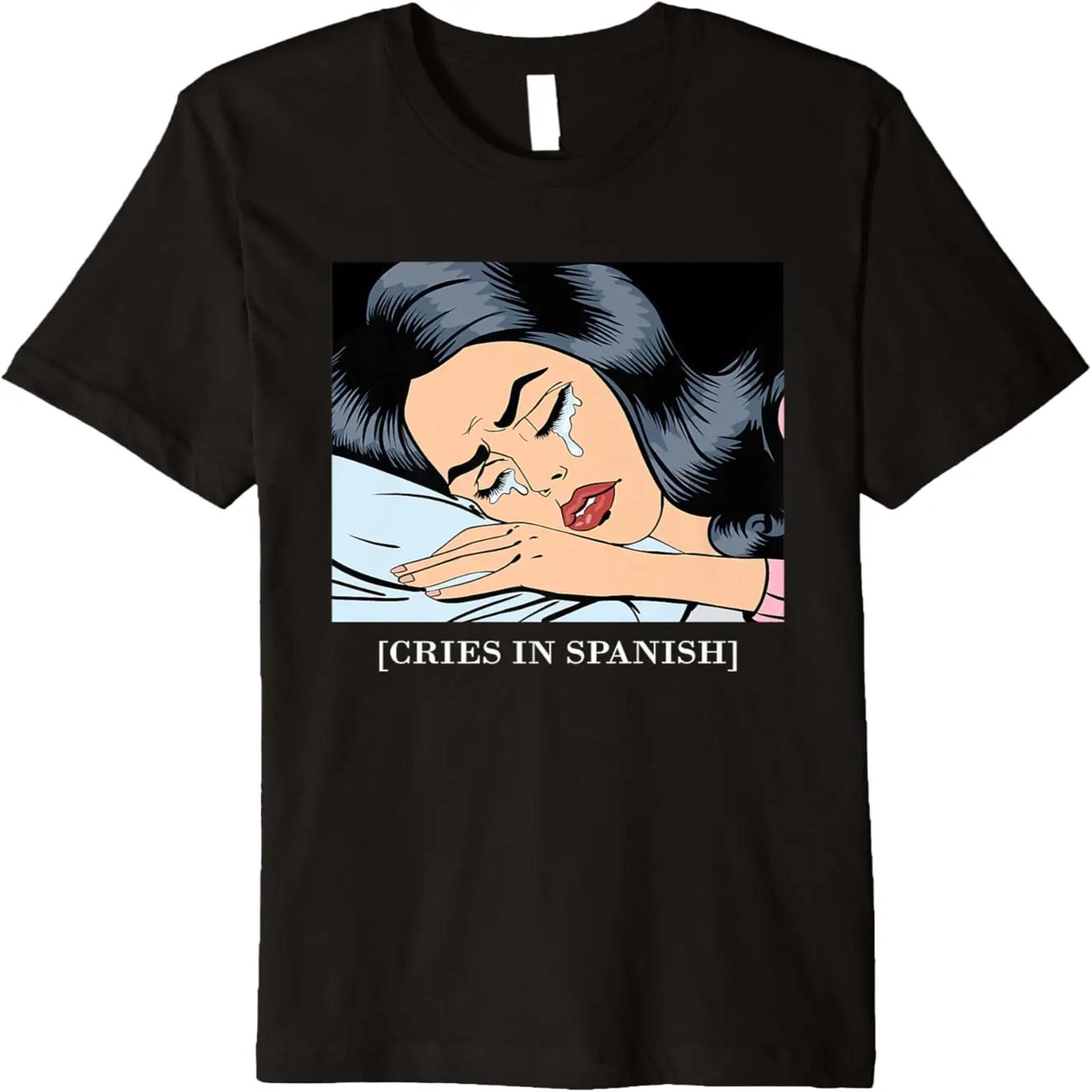 

Cries in Spanish Spanish Latina Retro Premium T-Shirt XXXXXL різнокольоровий