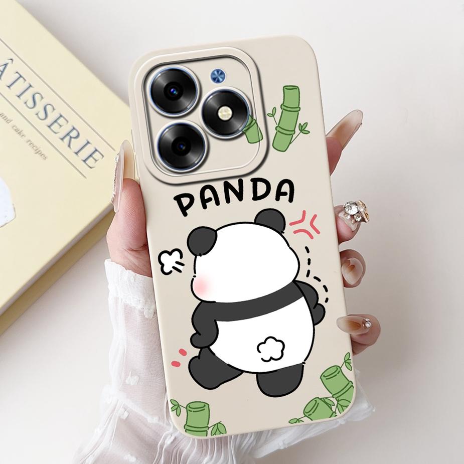 For Tecno Spark 20C Case Spark20 Pro KJ6 Cute Animals Carton Cover Soft TPU Phone Case For Tecno Spark 20 Pro Plus Spark20 Shell