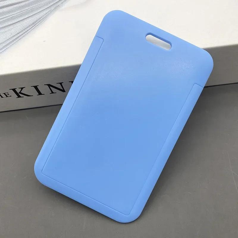 Fashion Plastic Card Cover Sleeve Unisex Business Credit ID Card Holder Student Bus Card Protect Holder Wallet Case Bag Pouch