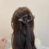2pcs/3pcs New Large Hair Claw Clip Simple Bun Maker Duckbill Hair Clip for Ponytail Updo Leaf Shape Grab Hairclips for Women