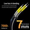 Outdoor Armored Single-Mode 4-Core FC-FC Fiber Optic Cable