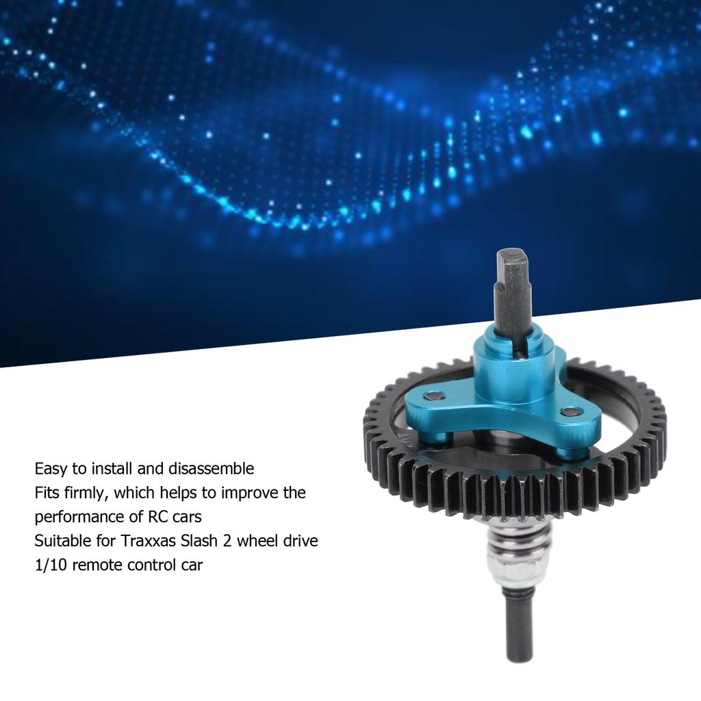 50T Hollow Out Metal Differential Gear Complete Slipper   for   Slash 2 Wheel Drive 1Celsius10 RC Car