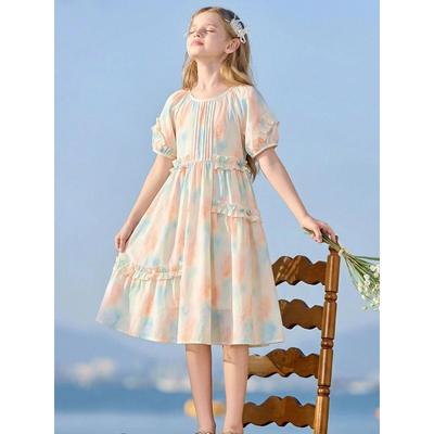Sweet Girl's Dress - Summer Children's Loose Princess-style Dress