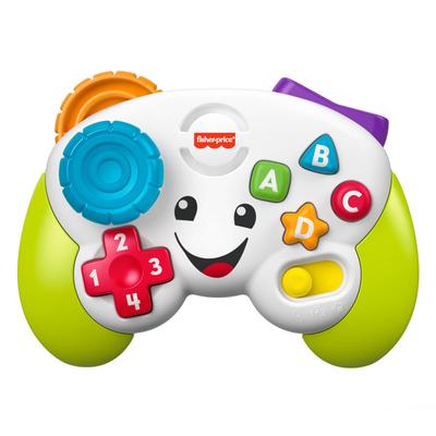 Fisher Price Dwujęzyczny kontroler do gier Zabawka dla niemowląt/małych dzieci Zabawka edukacyjna/ucząca Cyfry angielskie 6 miesięcy i więcej JFH38