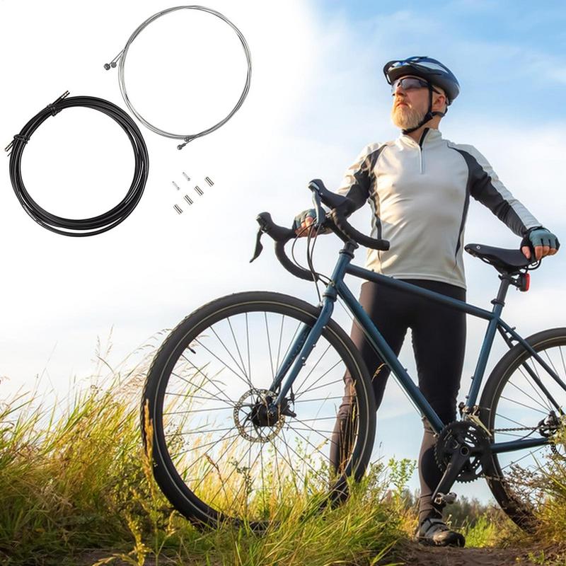 Brake Cable Heavy Duty Portable Biking Cable Kit Shifter Cable Shift Derailleur Cable Brake Wire Set Cycling Gear Cable For