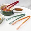 am Silicone Two-Tone Head-Up Kitchen Tongs 3 Color Mint/Orange/Red No Scratch No PFOA