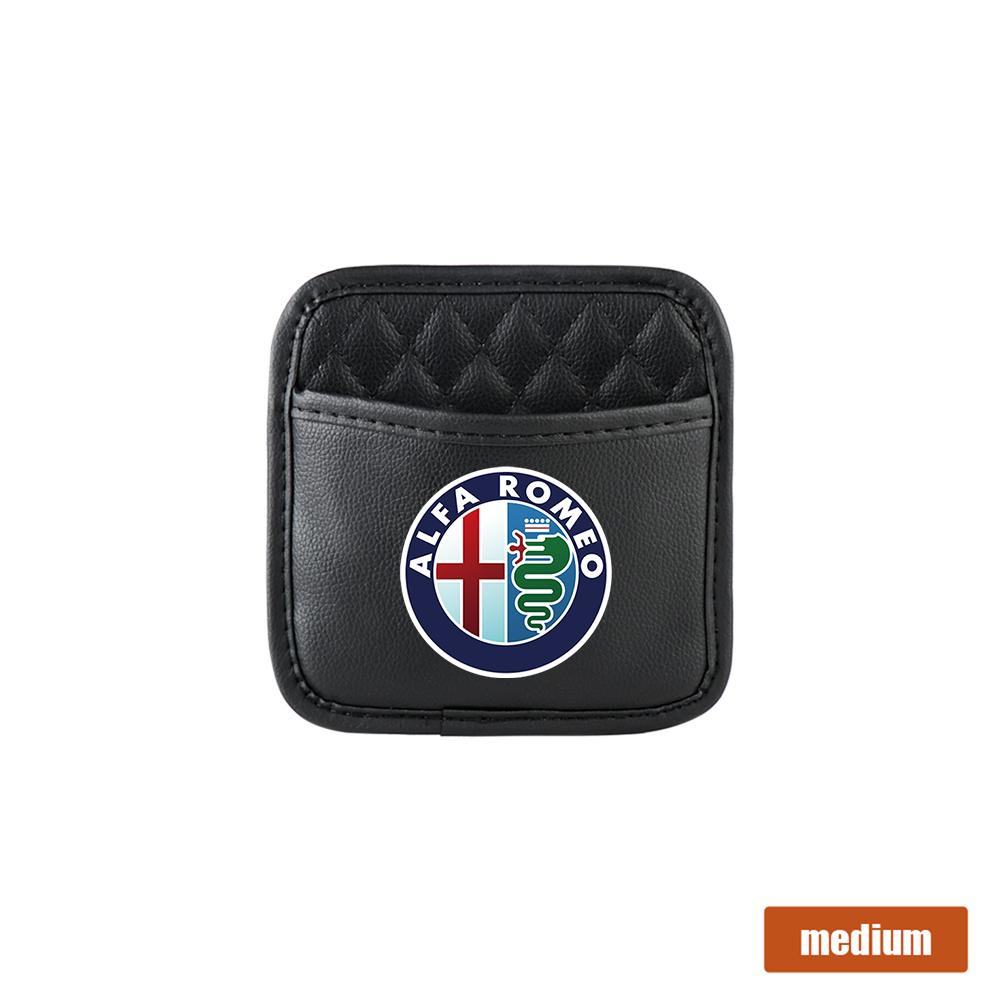 For Alfa Romeo 1x Fashion Retro Grace PU Leather Storage Bag Car Organizer Artificial Leather For Alfa Romeo 159 Giulietta Mito