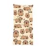 Capybara Microfiber Beach Towel Flower Bath Towel 100x200cm Quick Drying Sand Free Proof Pool Towels Lounge Cover for Women
