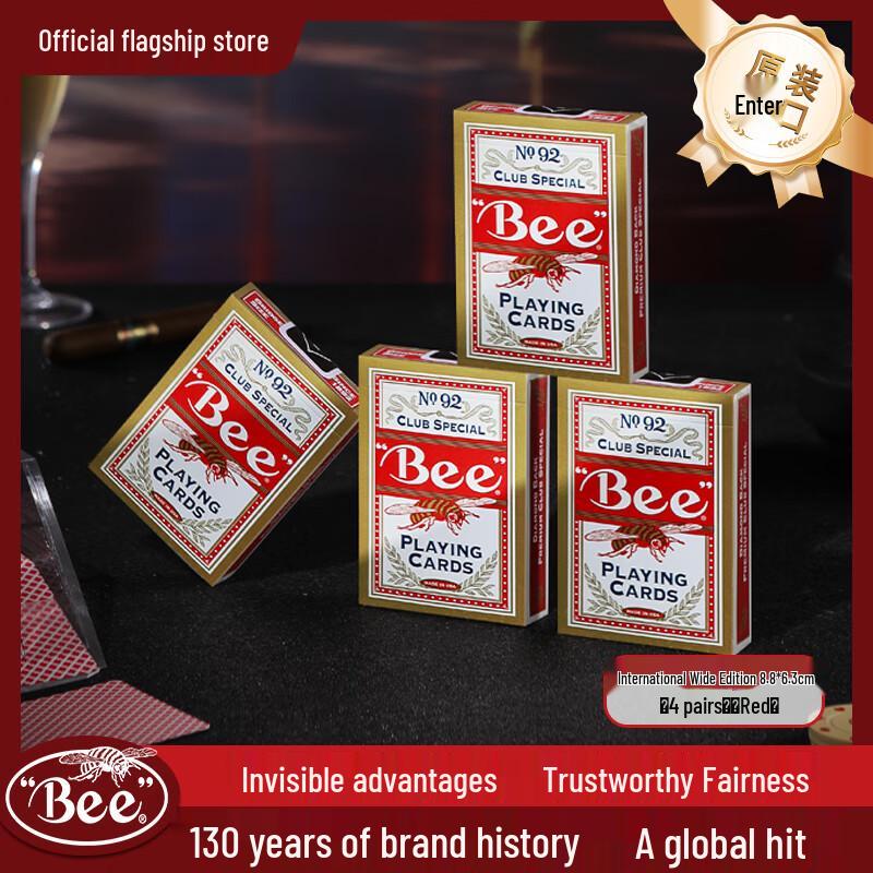 Bee U.S. Imported Wide Poker Playing Cards
