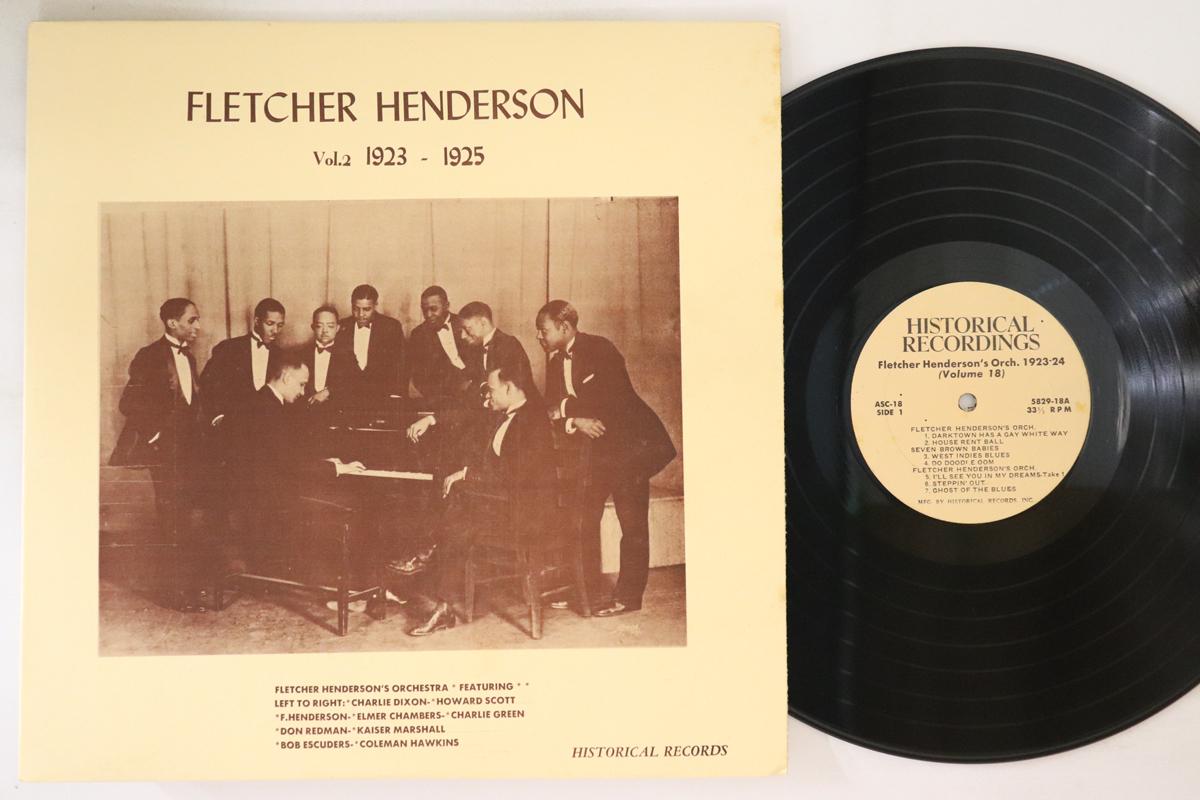 

LP Record FLETCHER HENDERSON Vol. 2 19231925 ASC18 HISTORICAL US Jazz Used