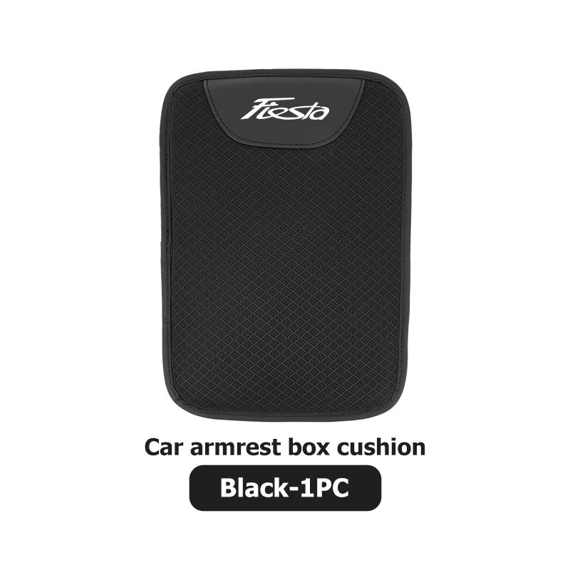 YYQO6 For Ford Universal Ice Silk Car Mounted Armrest Pad Central Armrest Box Height Increasing Pad ST Racing Performance Focus Mk2