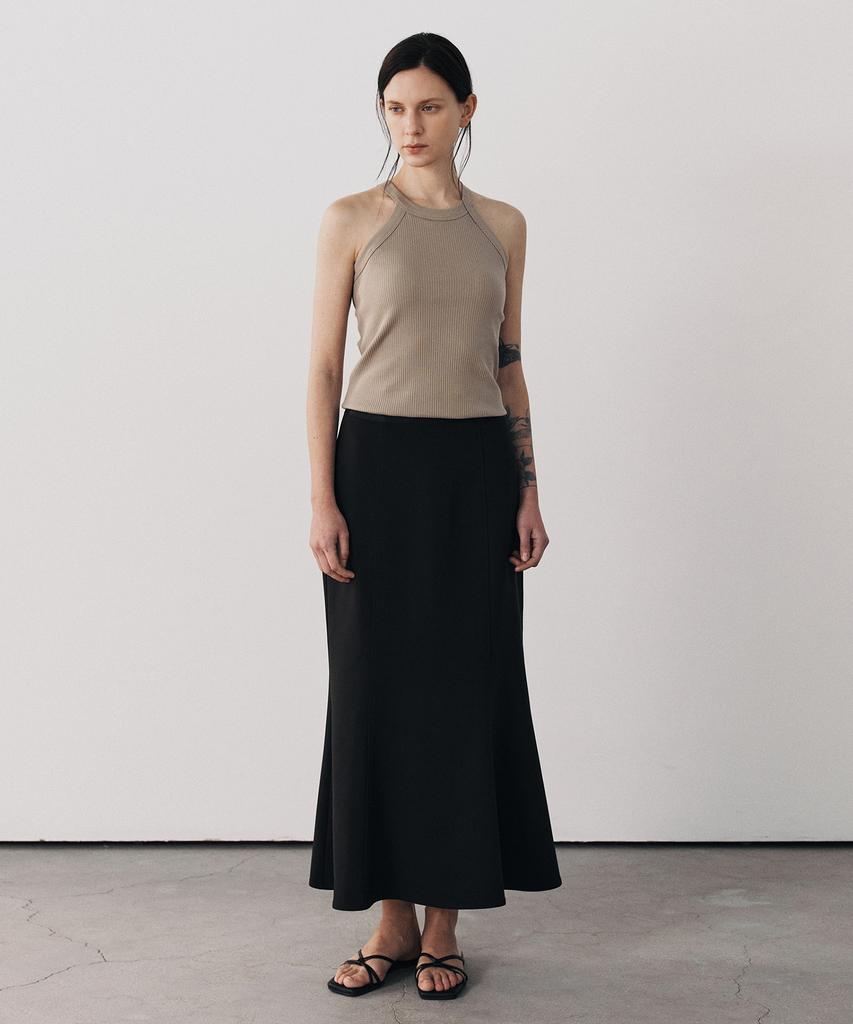 Aesmoeo Vera Mermaid Banding Skirt (Black)