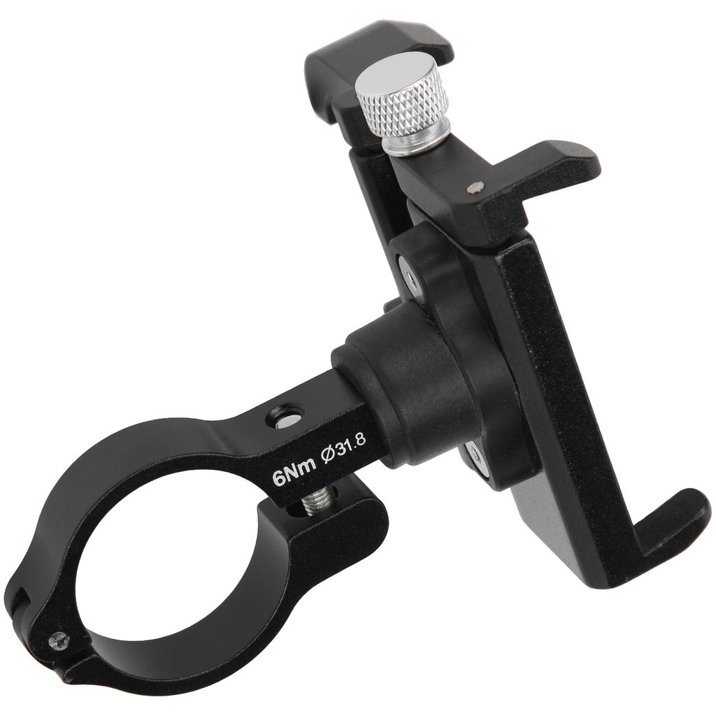 Aluminum Alloy Bicycle Mobile Phone Holder Rotatable Navigation Support Adjustable Bracket