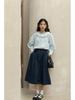 Women's Literary Lace Collar Long Sleeve Shirt: College Forest Style for 2026 Spring/Autumn