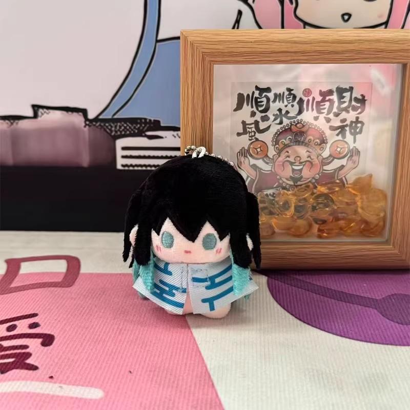 

7 см Токито Муичиро Плюшевая кукла Мини Истребитель демонов Напечатанная мягкая игрушка Подарки для фанатов на праздник, день рождения Ренгоку Кёджуро Плюшевая кукла 7cm