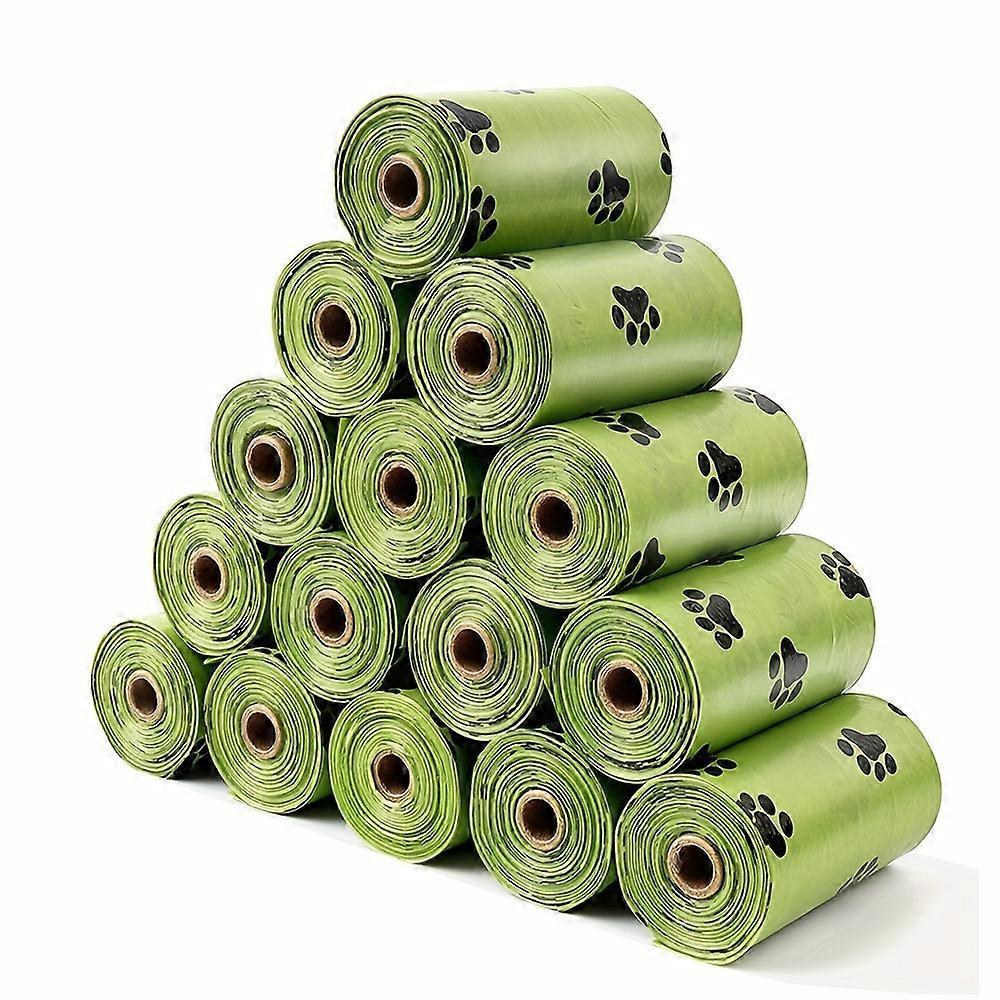 Extra Thick Leak-Proof Dog Poop Bags, 210 Count - Durable Polyethylene Waste Bags For Pets
