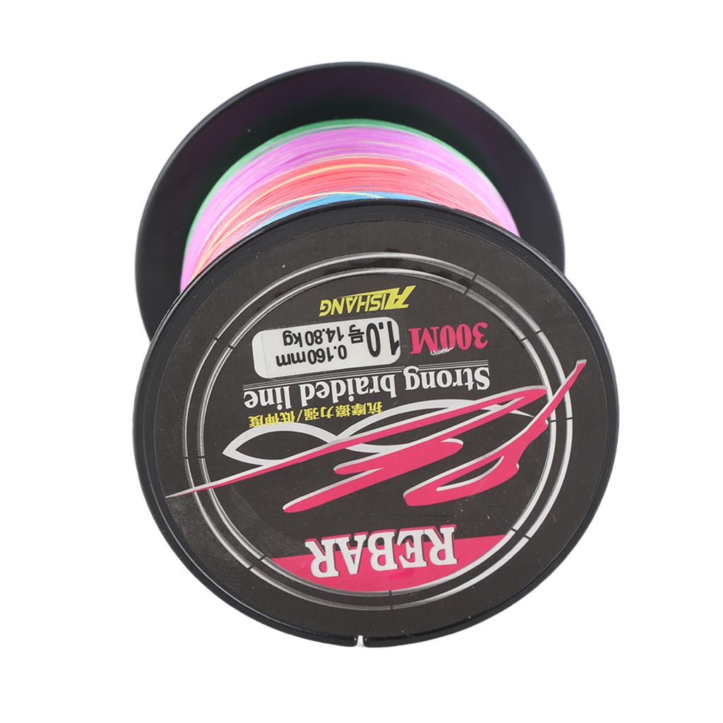 8 Strands Braided Fishing Line 300M Multi Colored Fishing Tackle Ultra Braided Line Fishing Props