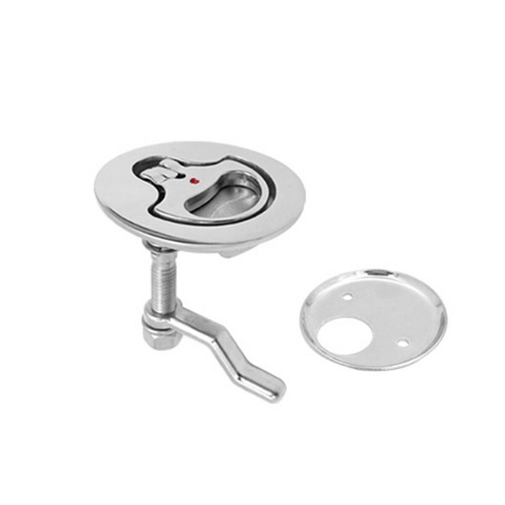 316 Stainless Steel Hatch Lock Corrosion Resistance Ring Hardware Lift Handle Compartments