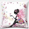 Pink Series Printed Pillowcase Home Decor Car Sofa Cushion Cover