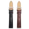 Lengthen Genuine Leather Watchband for Any Watches Strap Black Brown 20mm 21mm 22mm XL Size 135+90mm Cow Leather Wrist Band