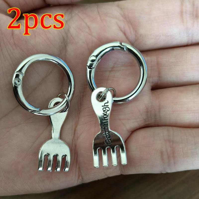 2 Stück Legierung Pentagramm Schuhzubehör Kreativ Glocke Gabel Anhänger DIY Hängend Party Schmuck Karabinerhaken Schuhschnallen Dekoration