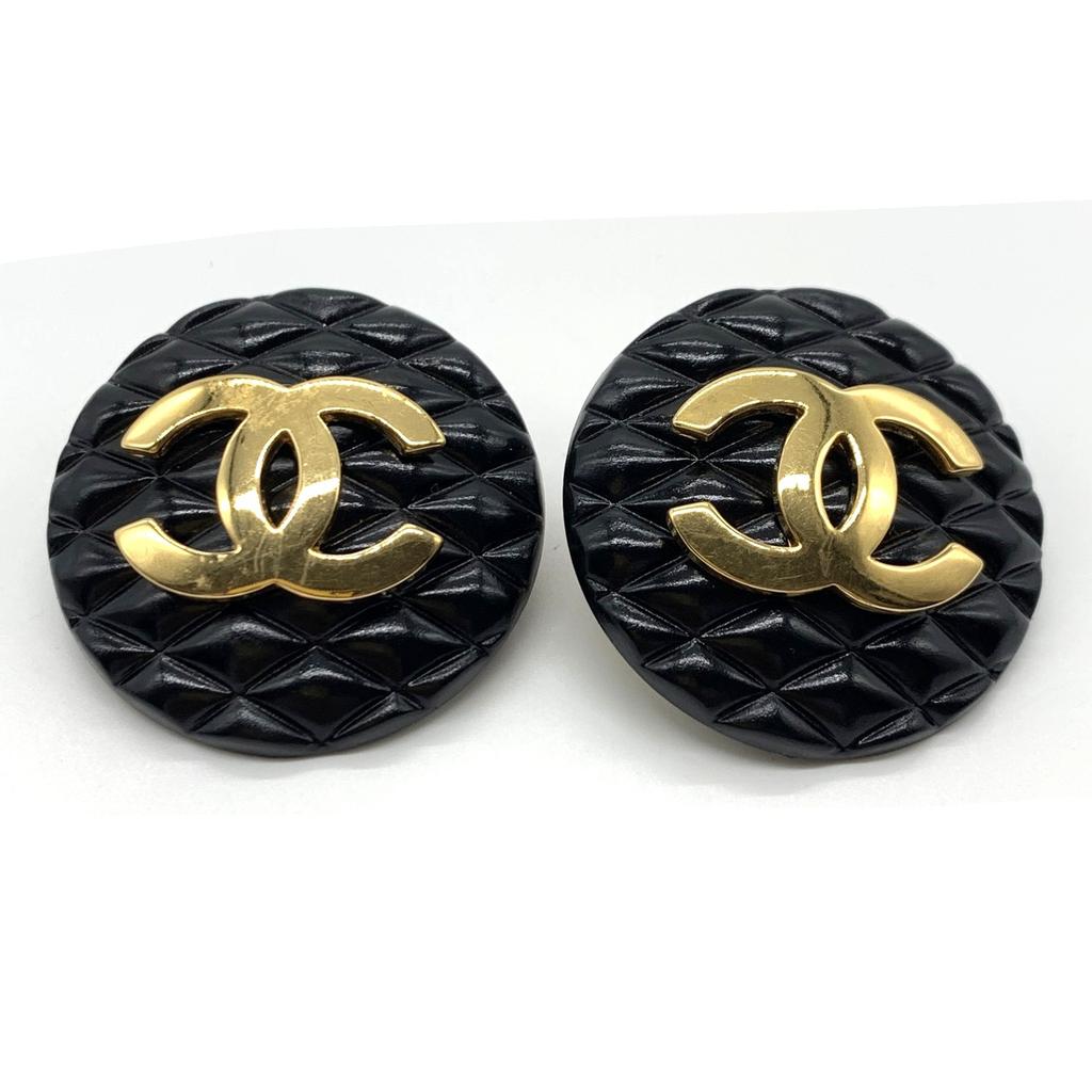 Used CHANELEarring Gold Plated/plastic Women