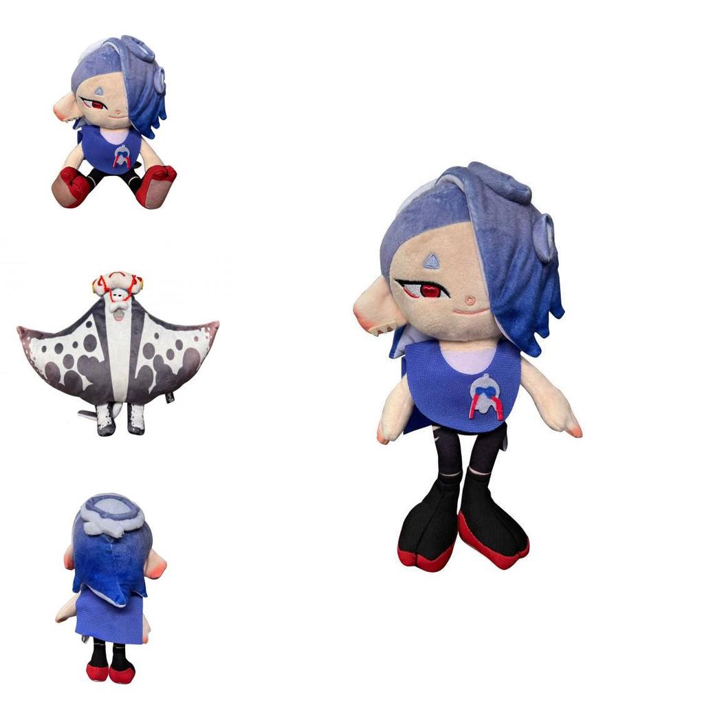 Plush Toy Splatoon 3 Inspired 23-28cm Super Soft Crystal Velvet Stuffed Doll