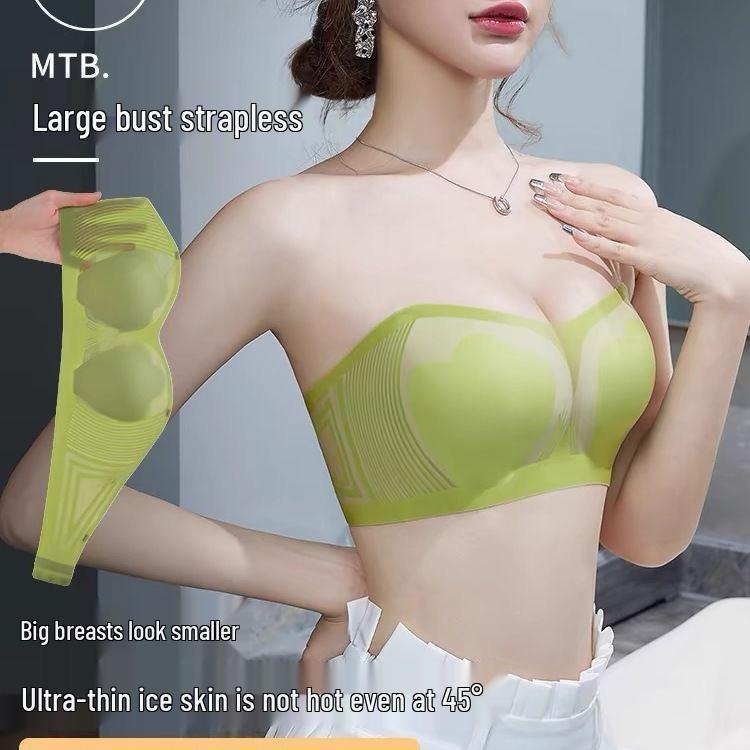 Summer Strapless Anti-Sagging Invisible Tube Top for Large Busts