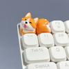 Corgi Keycap Butt Chai Dog Manual Painting Creative Personality Cute 3D Keycaps Mechanical Keyboard Key Cover Mouse Pad