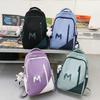 Korean Style Minimalist Backpack 2024: Large Capacity Unisex School & Travel Bag for Students