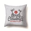 Christmas Series Polyester Pillows Santa Multi-platform Christmas Elk Pillow Cover