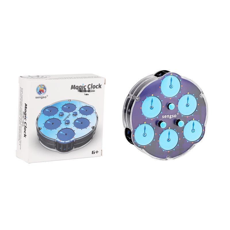 

Shengshou Магнитный скоростной магический часы: Двусторонний, Гладкий, Простой в использовании для соревнований