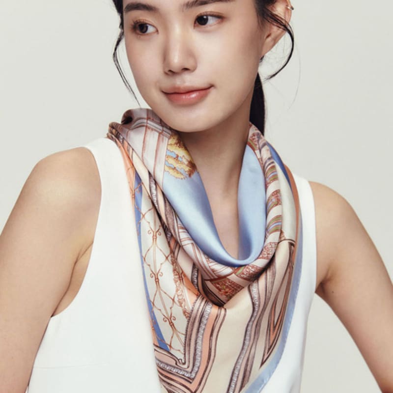 Saint Luxure Dahlia Sky Blue Pink