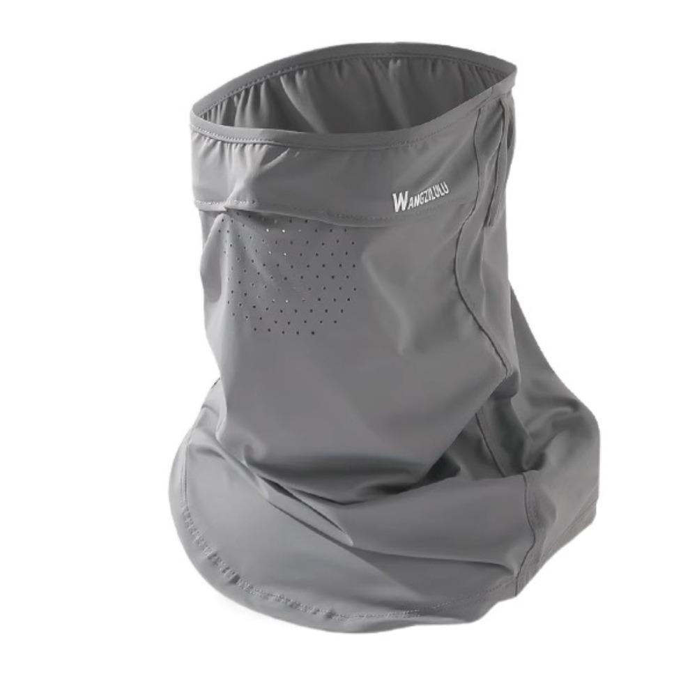

Ear Hanging Riding Mask Shading Sun Protection Face Towel Sunscreen Face Mask Gardening серый