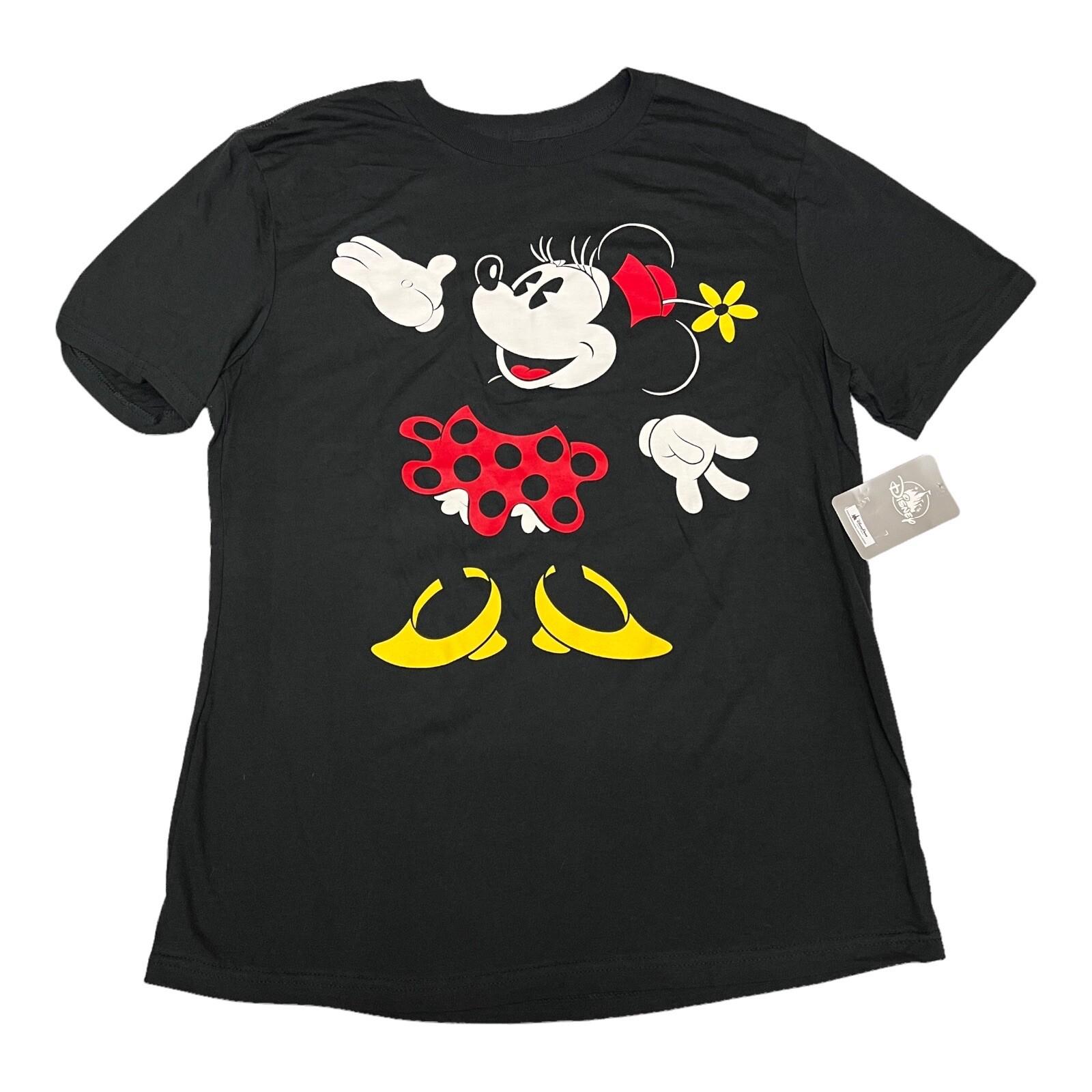 Disney Parks Men’s S Minnie Mouse T-Shirt Ears Flower World Fun Retro Polka Dot XXL
