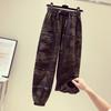 Fashion Casual Camouflage Cargo Pants for Female Spring Summer New Women's Clothing High Waist Pockets Spliced Loose Trousers