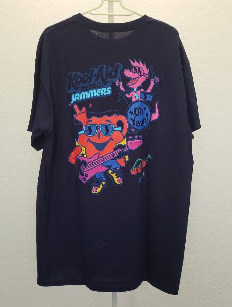 

Kool Aid Retro Jammers Синяя футболка унисекс