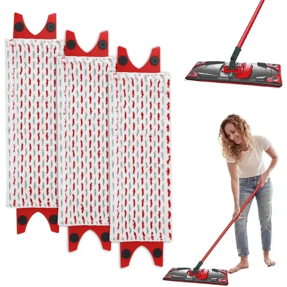 Reusable Flat Spin Mop Cloth High Quality Replacement for Vileda UltraMax Quick Drying Machine Washabl Microfiber Floor Mop Pad