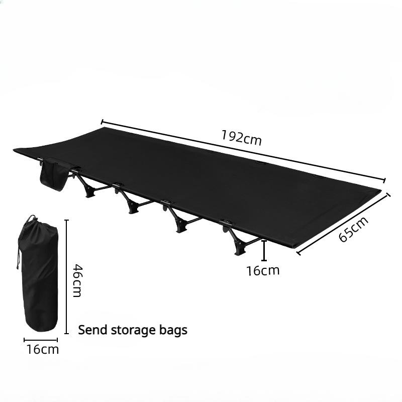 Super Light Folding Bed Portable Camping Crib Can Hold 150KG Suitable for Outdoor Base Camp, Hiking, Lightweight Backpack