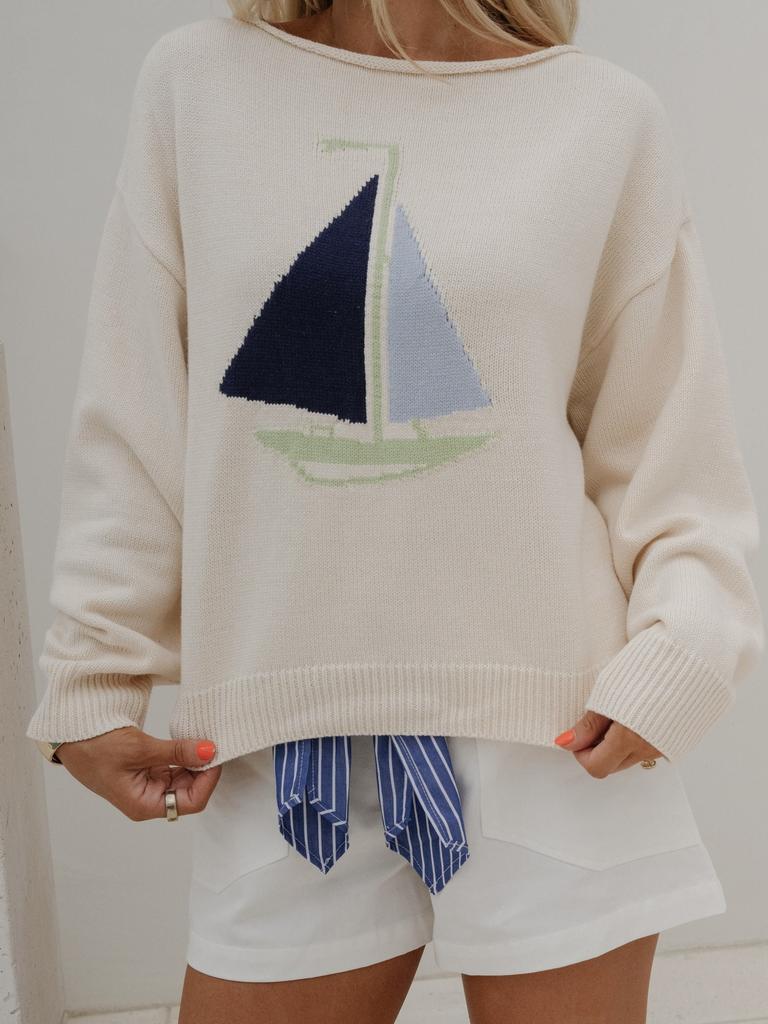 1011 European and American trendy brand sweaters for men and women, loose lazy wind sailing knitted sweater in autumn and winter