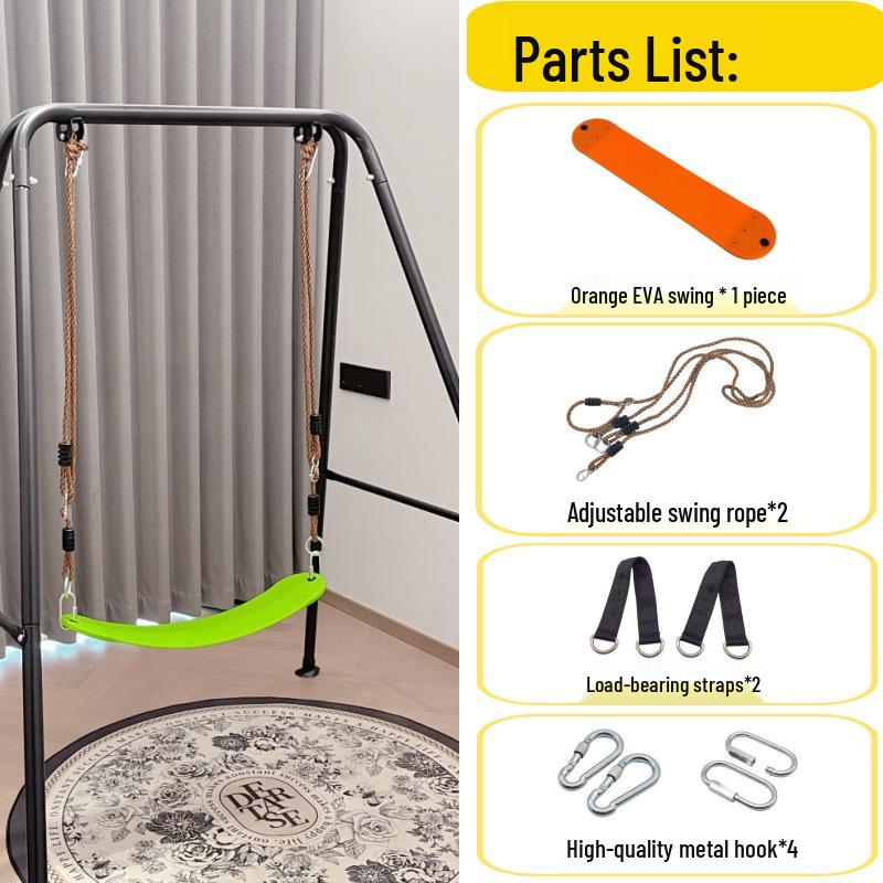 EVA Soft Indoor/Outdoor Child's Swing with Iron Chain and Cradle Seat