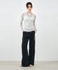 MONGDOL [Set] Side Shirred Layered T-Shirt Light Grey Mdts067Lgray