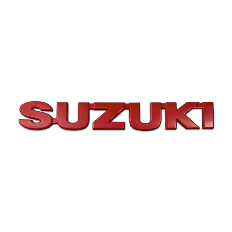3D Badge Steering Wheel Sticker Car Front Emblem Rear Trunk Logo For SUZUKI Swift Metal Alloy Modified Letter Decoration
