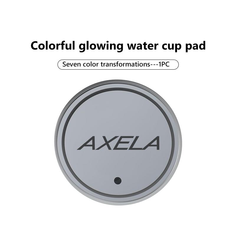 For Mazda Luminous Car Coaster Water Cup Holder Pad Anti-slip Mat 3 4 5 6 7 Atenza Axela Demio CX3 CX5 MP MS CX4 FF3