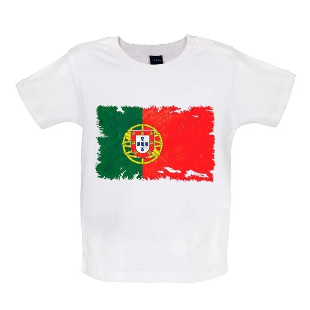 Флаг Португалии в стиле гранж - Детская футболка Топ - Португальские Флаги Лиссабона Мир 150